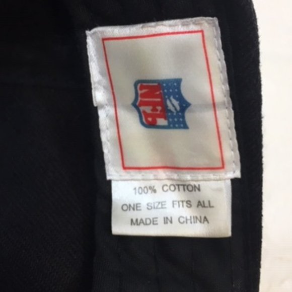 NFL Buccaneers Super Bowl XXXVII Champions Baseball Cap Hat Black - Picture 8 of 11